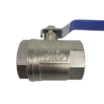 Registro Válvula de Esfera em Metal com Alavanca Fêmea 1-1/2" x Fêmea 1-1/2" - Borrachas Londrina