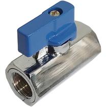 Registro valvula de esfera femea mini alavanca rosca 1/2
