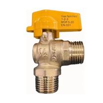 Registro Válvula Esf Angular Macho X Macho Gás Encanado 1/2 (1001) Registro Válvula Esf Angular Macho X Macho Gás Encanado 1/2 (1001)