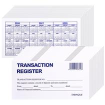 Registros de cheques TABINQUE 24 unidades 7,5 x 15 cm de fácil leitura