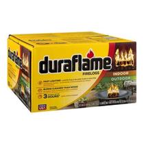 Registros de lareira e fogueira Duraflame, pacote com 6, 2,04 kg, 3 horas de queima Registros de lareira e fogueira Duraflame, pacote com 6, 2,04 kg, 3 horas de queima