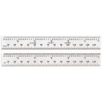Regla de Acero Starrett C636ME-150 15 cm Acabado Cromo Satinado 1.2 mm Regla de Acero Starrett C636ME-150 15 cm Acabado Cromo Satinado 1.2 mm