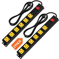 Regleta OKCHILD de 6 tomas, protector contra sobretensiones 2700J, 1.8 m, 15A Regleta OKCHILD de 6 tomas, protector contra sobretensiones 2700J, 1.8 m, 15A