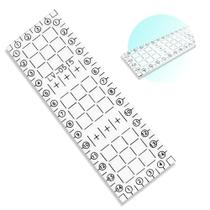 Régua 05X15cm Acrílico Para Artesanato Patchwork Scrapbook