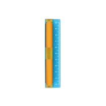 Régua 10 cm + Borracha Flair TRIS Laranja Régua 10 cm + Borracha Flair TRIS Laranja