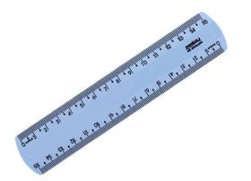 Régua 15cm New Line Cores Pastel / Transparente e Glitter - Waleu Régua 15cm New Line Cores Pastel / Transparente e Glitter - Waleu