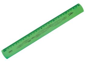 Regua 30 Cm Flexivel Verde Neon Waleu