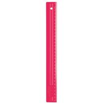 Regua 30 cm full color pink dello