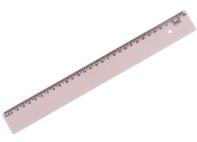 Regua 30 Cm Rosa Pastel Waleu