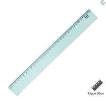 Régua 30cm Acrílica New Line Verde - Waleu Régua 30cm Acrílica New Line Verde - Waleu