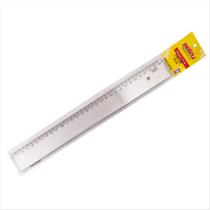 Régua 30cm Maxcril new line prata Régua 30cm Maxcril new line prata