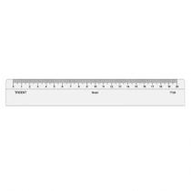 Régua acrílica 20cm 7120 - Trident