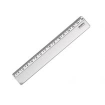 Régua Acrílica Waleu Simples 15cm Cristal