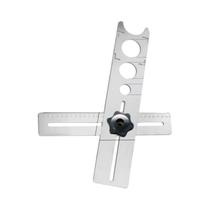 Régua Ajustável Para Localização De Azulejos, Cortador De Furos Para Cerâmica, Abridor De Mármore,