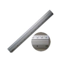 Régua Aluminio Centimetros e Polegadas 30cm