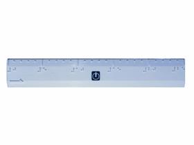 Régua Braille Tátil Baixa Visão 25 Cm Régua Braille Tátil Baixa Visão 25 Cm