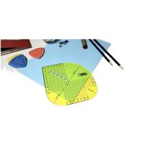 Régua Caixa Leite Gabarito Patchwork Pw9 15 Cm Amarelo Fenix
