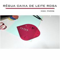 Régua Caixa Leite Gabarito Patchwork PW9 15 cm Rosa Fenix