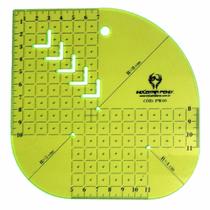 Régua Caixa Leite Gabarito Patchwork Pw9 15 Cm Verde Fenix