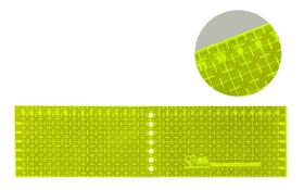 Régua Centralizadora 32x8cm Costura Alfaiate Quilt Livre