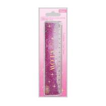Régua com glitter 15cm Tilibra Régua com glitter 15cm Tilibra