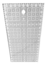 Régua Corte 10x30cm Gravada A Laser Patchwork Cartonagem.