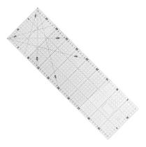 Régua Corte 15x50cm 3mm Patchwork Cartonagem Scrapbook.