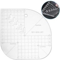 Régua Costura Gabarito Curvas Quadrado Caixa Leite Patchwork