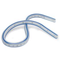 Régua curva flexível Murtenze 40 cm dupla face 16"