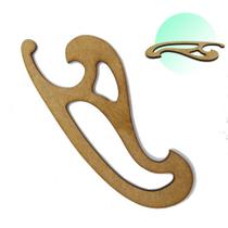 Régua Curva Francesa 1101 Mdf Patchwork Costura Modelista