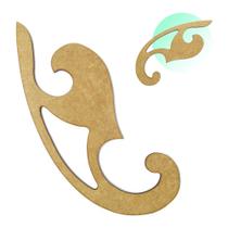 Régua Curva Francesa 1108 Mdf Modelista Costura Patchwork