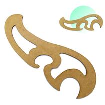 Régua Curva Francesa 1110 Mdf Patchwork Costura Modelista