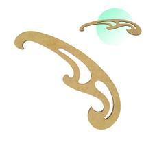 Régua Curva Francesa 1115 Mdf Patchwork Costura Modelista