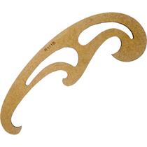 Régua Curva Francesa 1115 Modelista Costura Confecção Mdf.
