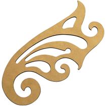 Régua Curva Francesa 1118 Modelista Costura Confecção Mdf.