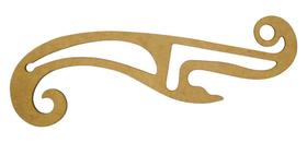 Régua Curva Francesa 1199 Modelista Costura Confecção Mdf N