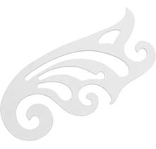 Regua Curva Francesa 33x15 Grande Molde Alfaiate Confeccao