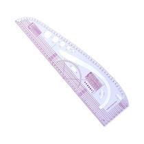 Régua Curva Francesa De Plástico Transparente Para Costura, Patchwork, Alfaiataria, Medidor De
