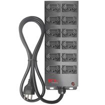 Régua De 12 Tomadas 10A/20A Metal 4000w
