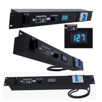 Regua de AC Profissional Padrão Rack 20A 4400W Para PA. Periferico Iluminação
