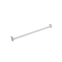 Régua De Aço Carbono 91cm Branco Para Gôndola Sa Gôndolas