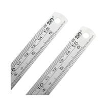 Régua De Aço Inoxidável De 15cm-40cm, Escala Britânica De 39 Polegadas, Ferramenta De Medição