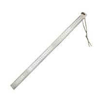 Régua De Aço Inoxidável Reforçada, Design Espesso, Ferramenta De Medição Para Autodefesa