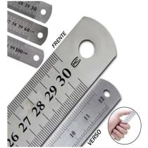 Régua de Aço Resistente 30cm/60cm