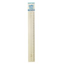 Régua de Acrílico 30cm Cristal - Dello Régua de Acrílico 30cm Cristal - Dello