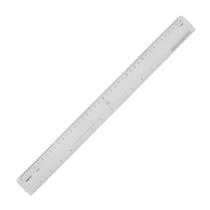 Régua de Acrílico Trident com Escalas em Mm e Polegada Mod 7340