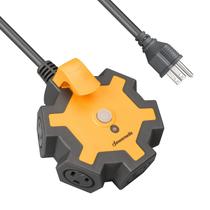 Régua de alimentação DEWENWILS de 5 tomadas 15A com cabo de extensão de 25 pés