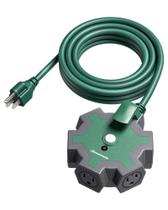 Régua de alimentação DEWENWILS Industrial de 5 tomadas de 15 pés com proteção contra sobrecarga