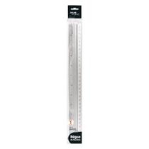 Régua De Alumínio 30cm Prata Resistente Jocar Office
