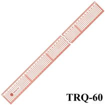 Régua de Corte e Costura Trident TRQ-60 PVC